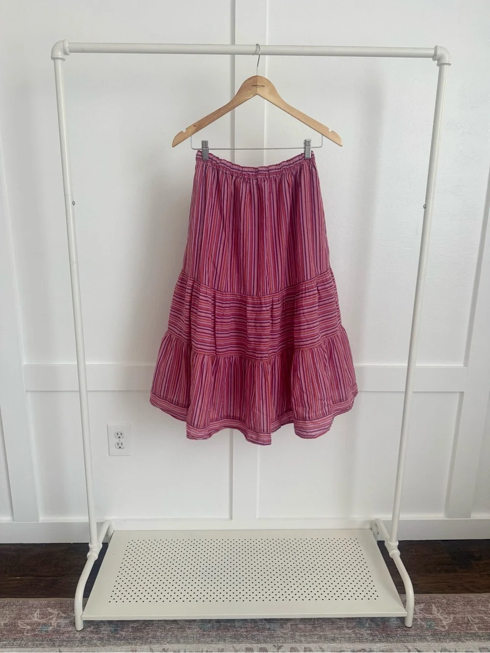 Xirena Kaia Striped Midi Skirt